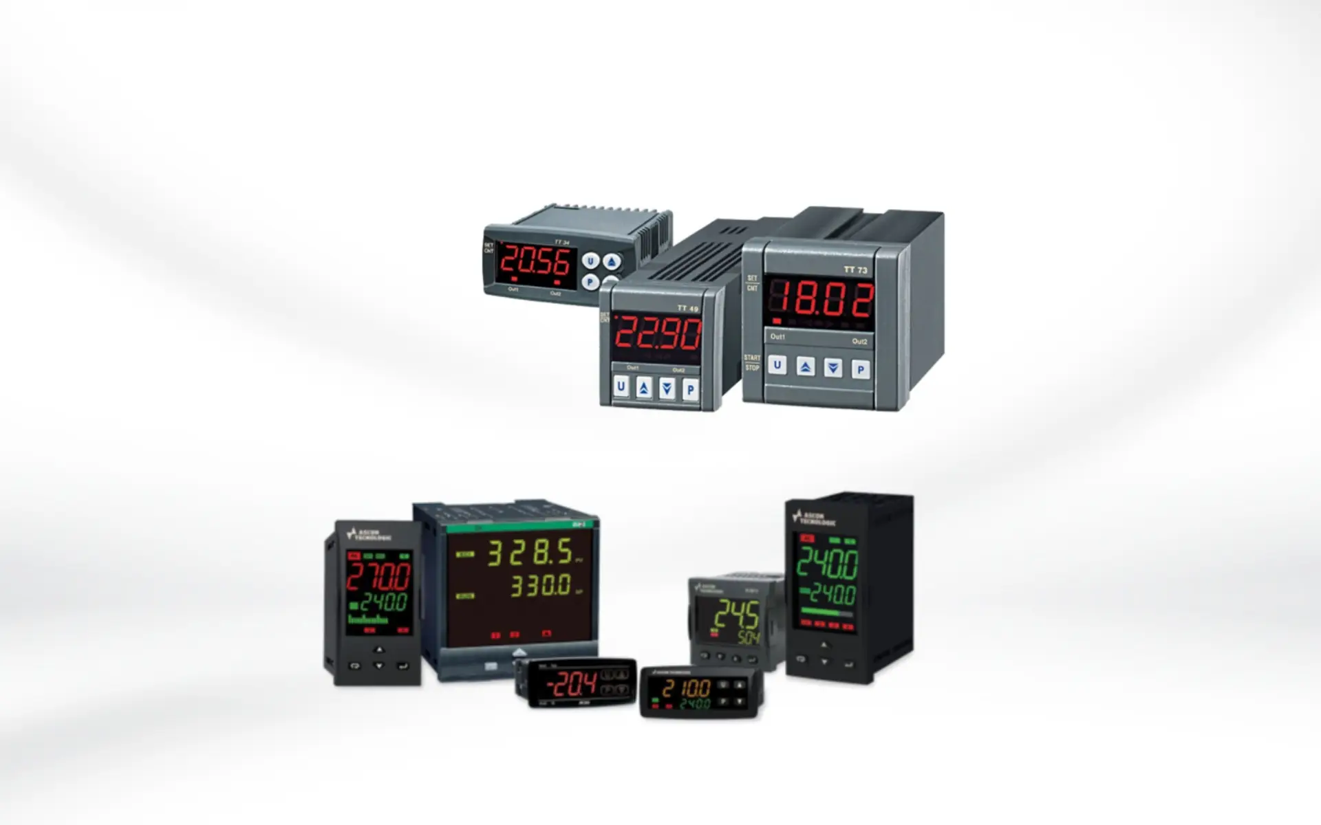 Indicadores de proceso y temperatura