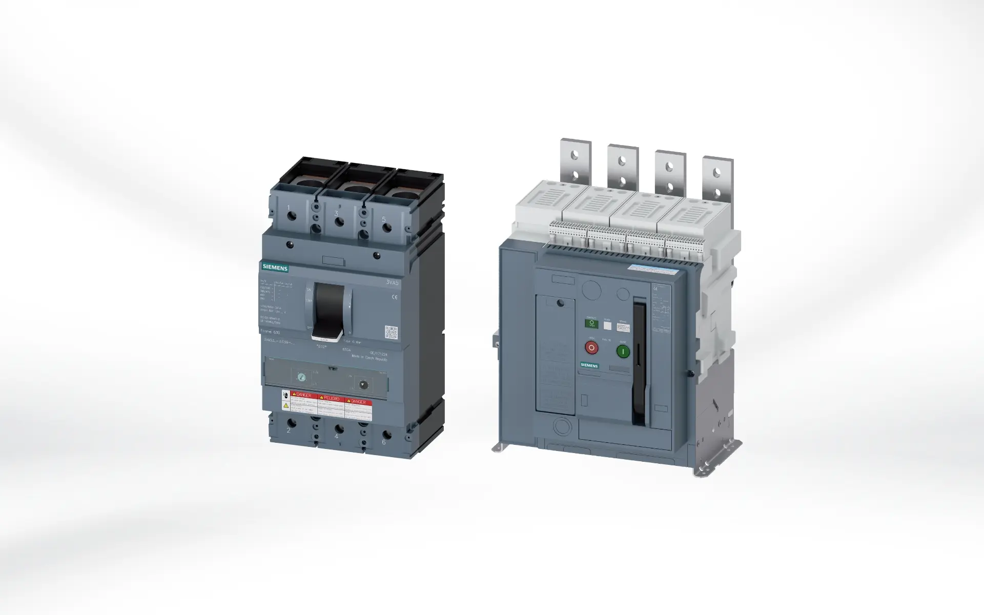 Interruptores automáticos de caja moldeada y bastidor abierto